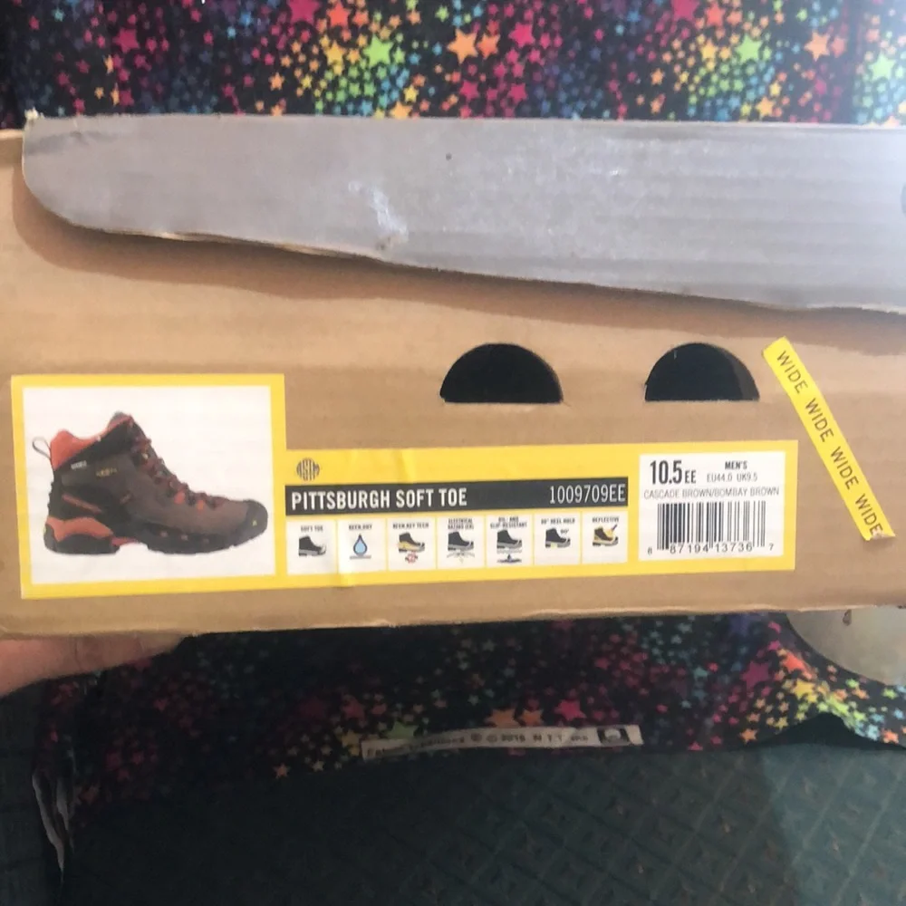 Keen Brown and Orange Men's Waterproof Hiking Boots